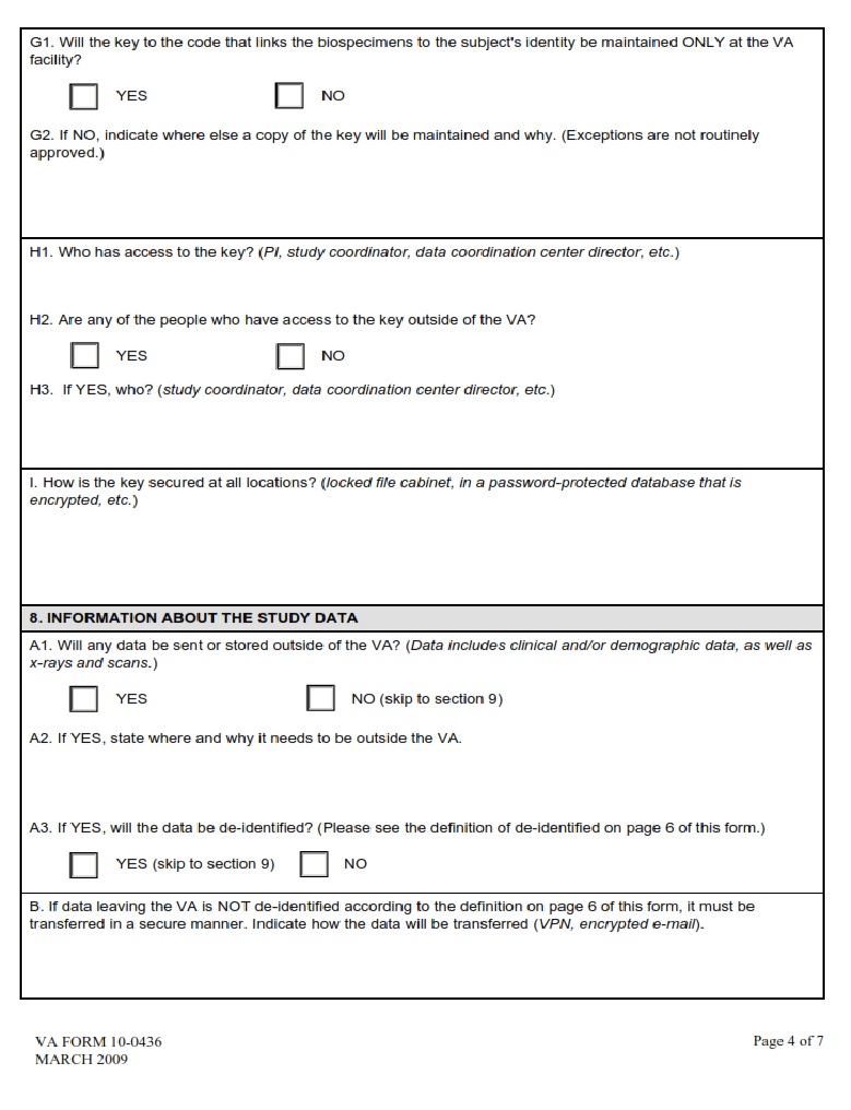 VA Form 10-0436 - Page 4