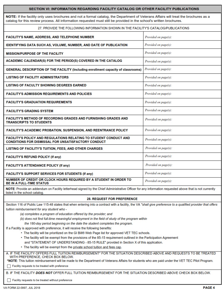 VA Form 22-0997 - Page 3