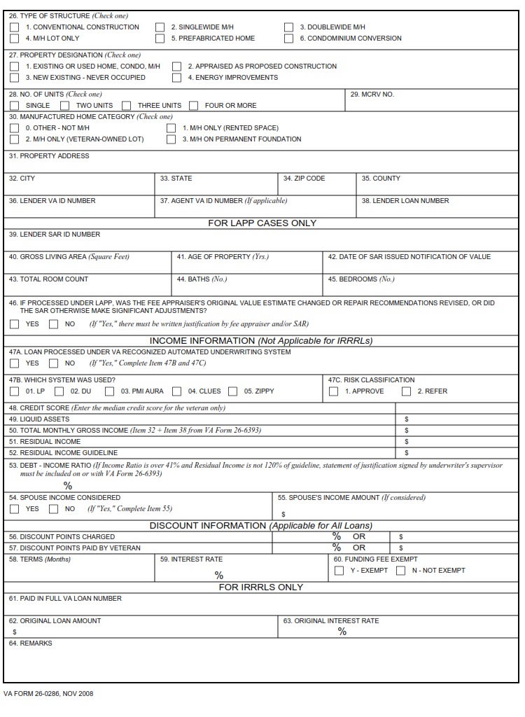 VA Form 26-0286 - Page 2